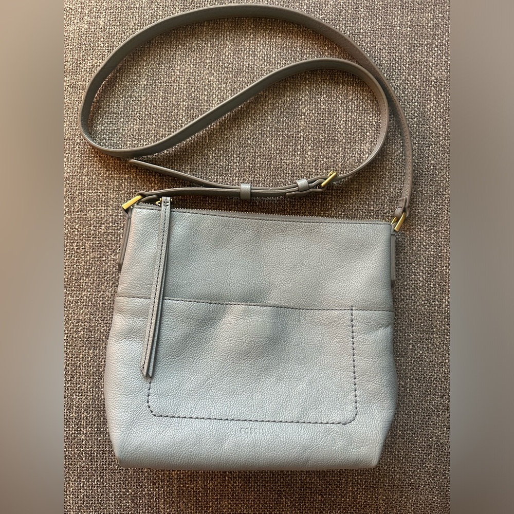 NEW Fossil Amelia Crossbody in Chambray
